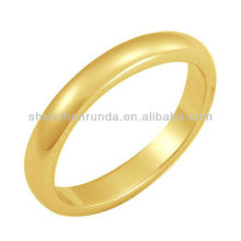 Оптовое золото 2015 нержавеющей стали IP Золото Пустое кольцо от Shenzhen Runda Jewellery